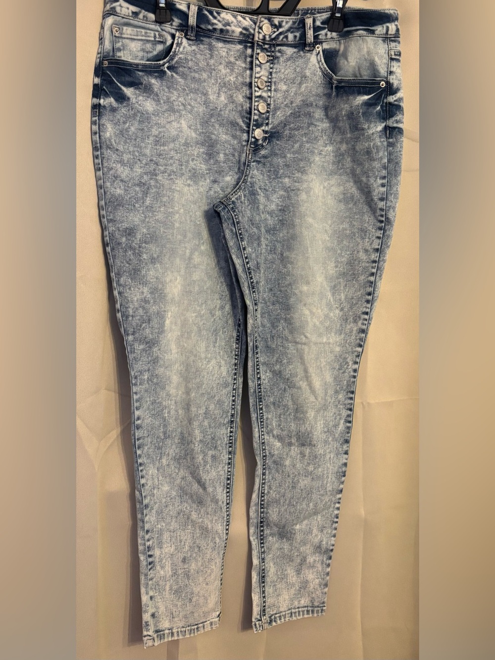 Blue Spice Recycled HI RISE stretch Women's Light Acid Wash Skinny Jeans